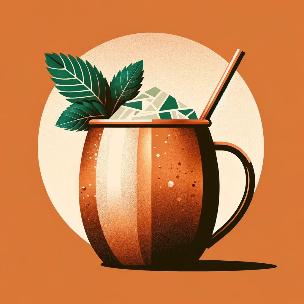 Moscow Mule Minimalist Interpretation Canvas