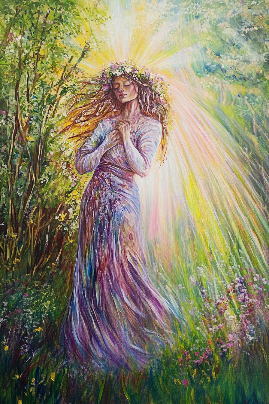 Mother Earth's Awakening Canvas