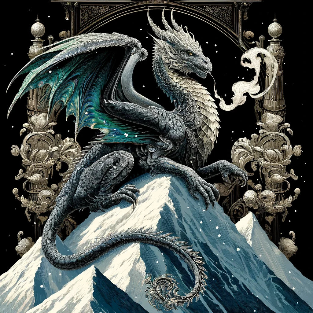 Mountain Majesty Dragon Canvas