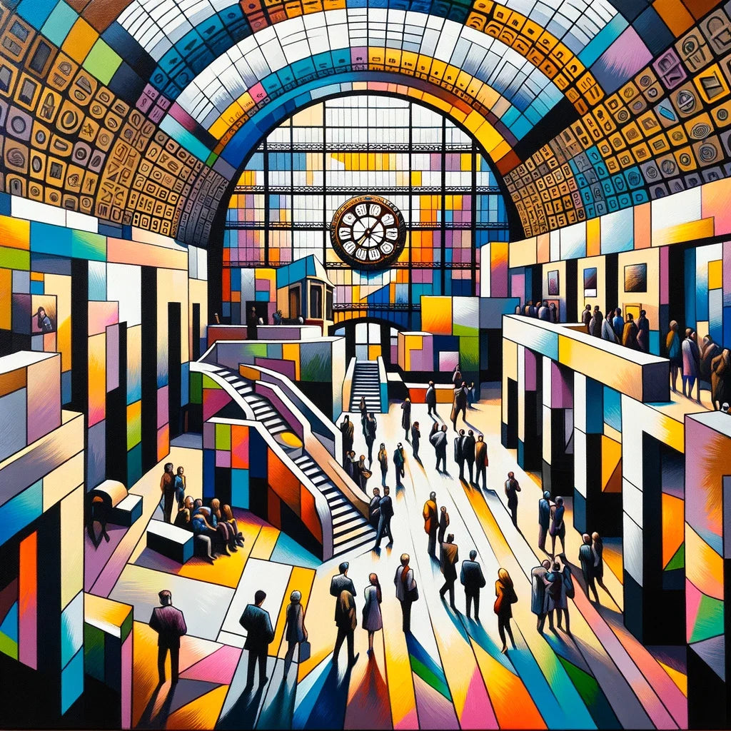 Musée d'Orsay Time Warp Paris Canvas