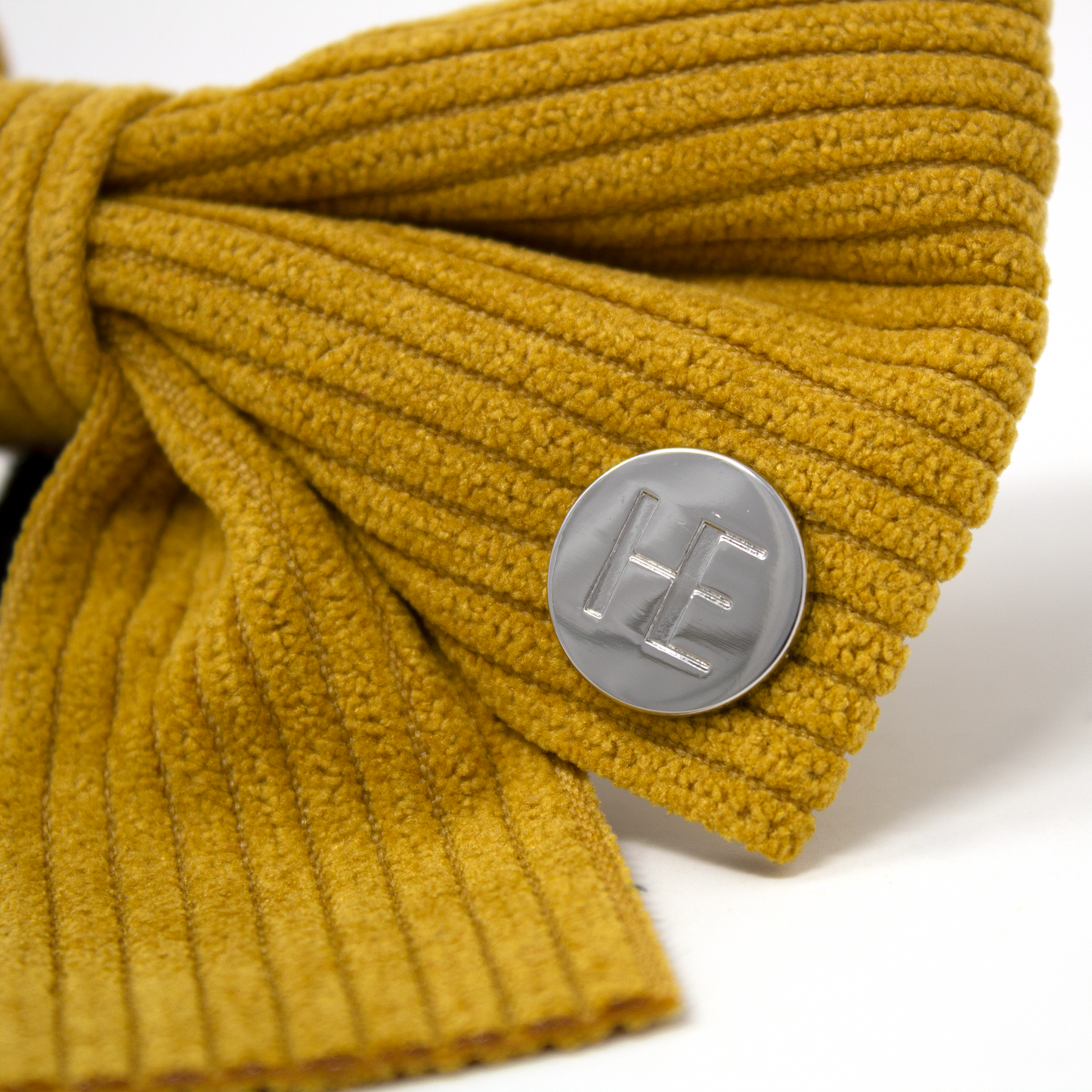 Mustard Yellow Corduroy Collar