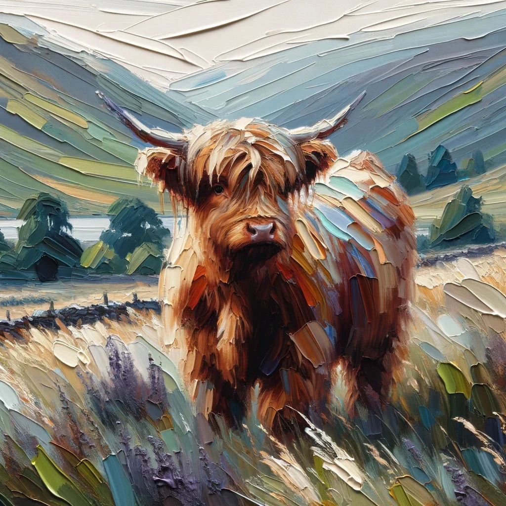 Muted Highland Journey Canvas