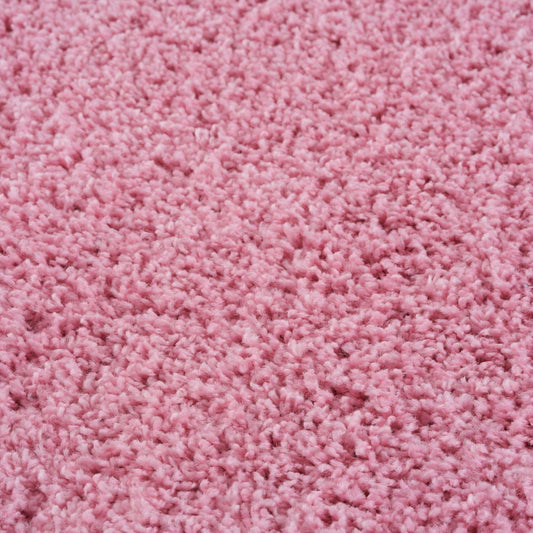 Myshaggy Solid Pink Rug