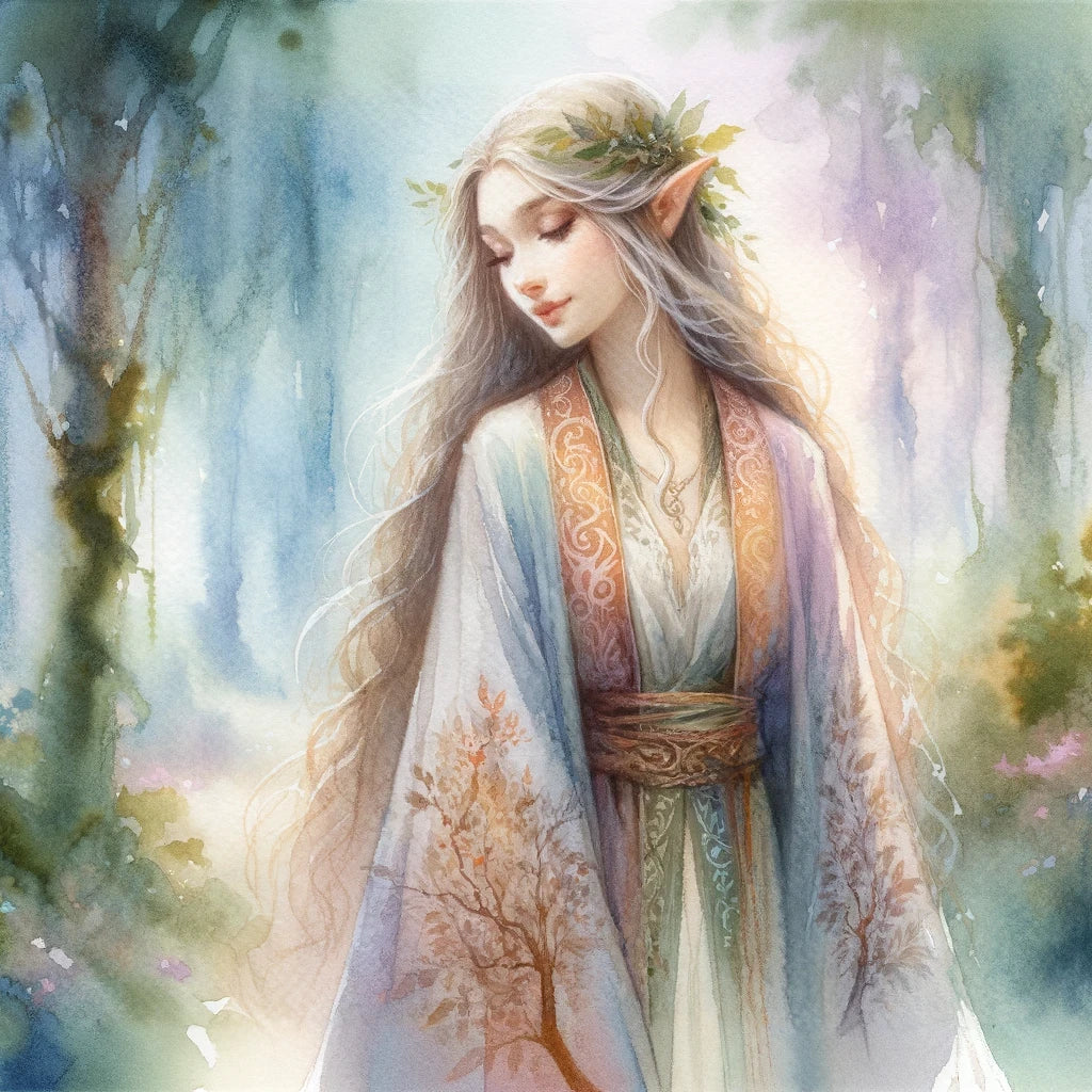 Mystic Forest Elf Canvas