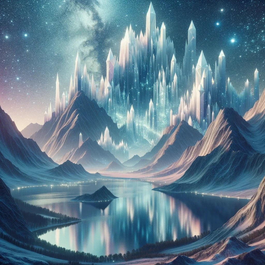 Mystic Peaks Cotton Cushion