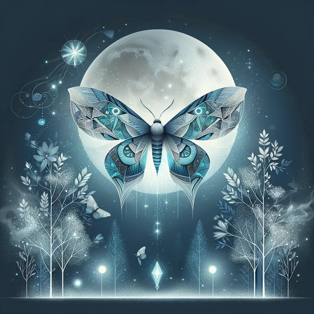 Mystical Moth Canvas