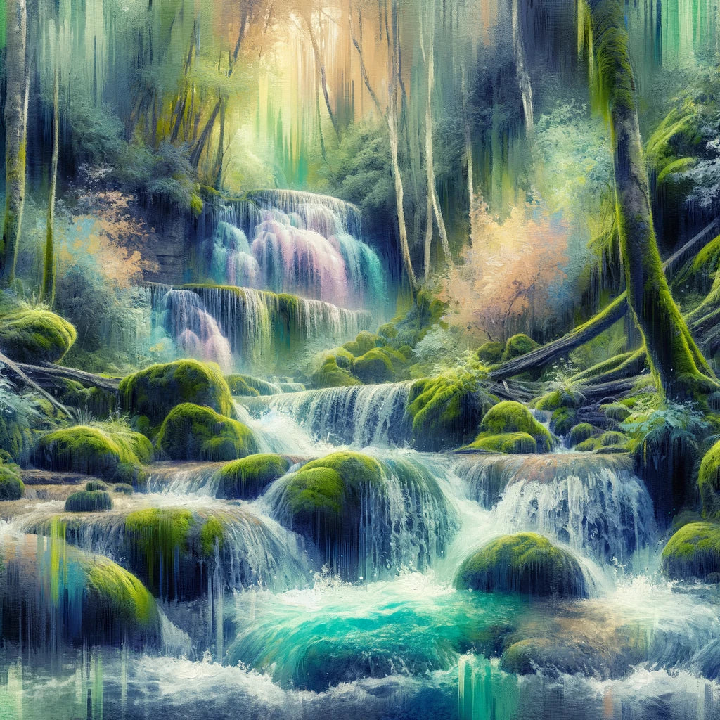 Mystical Waterfall Canvas