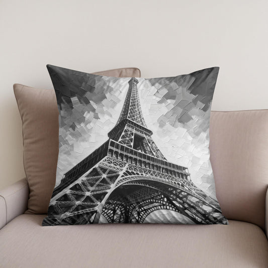Mystique of Paris Eiffel Tower Cotton Cushion