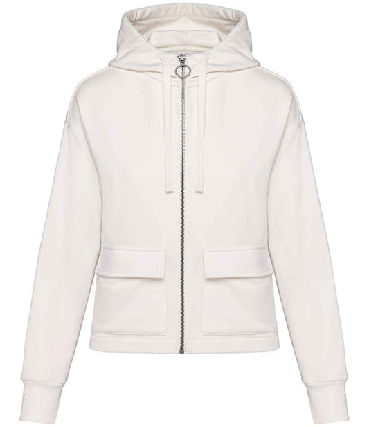 Organic Full Zip Hooded Sweatshirt: Womens