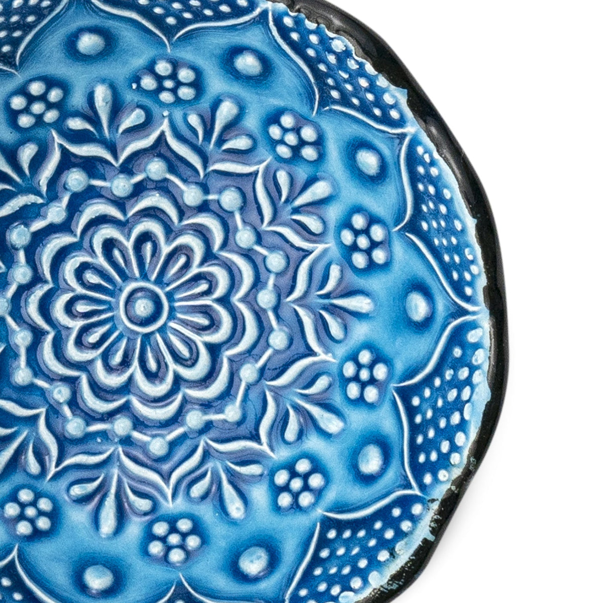 8 cm Handmade Bowl, Ocean Blue