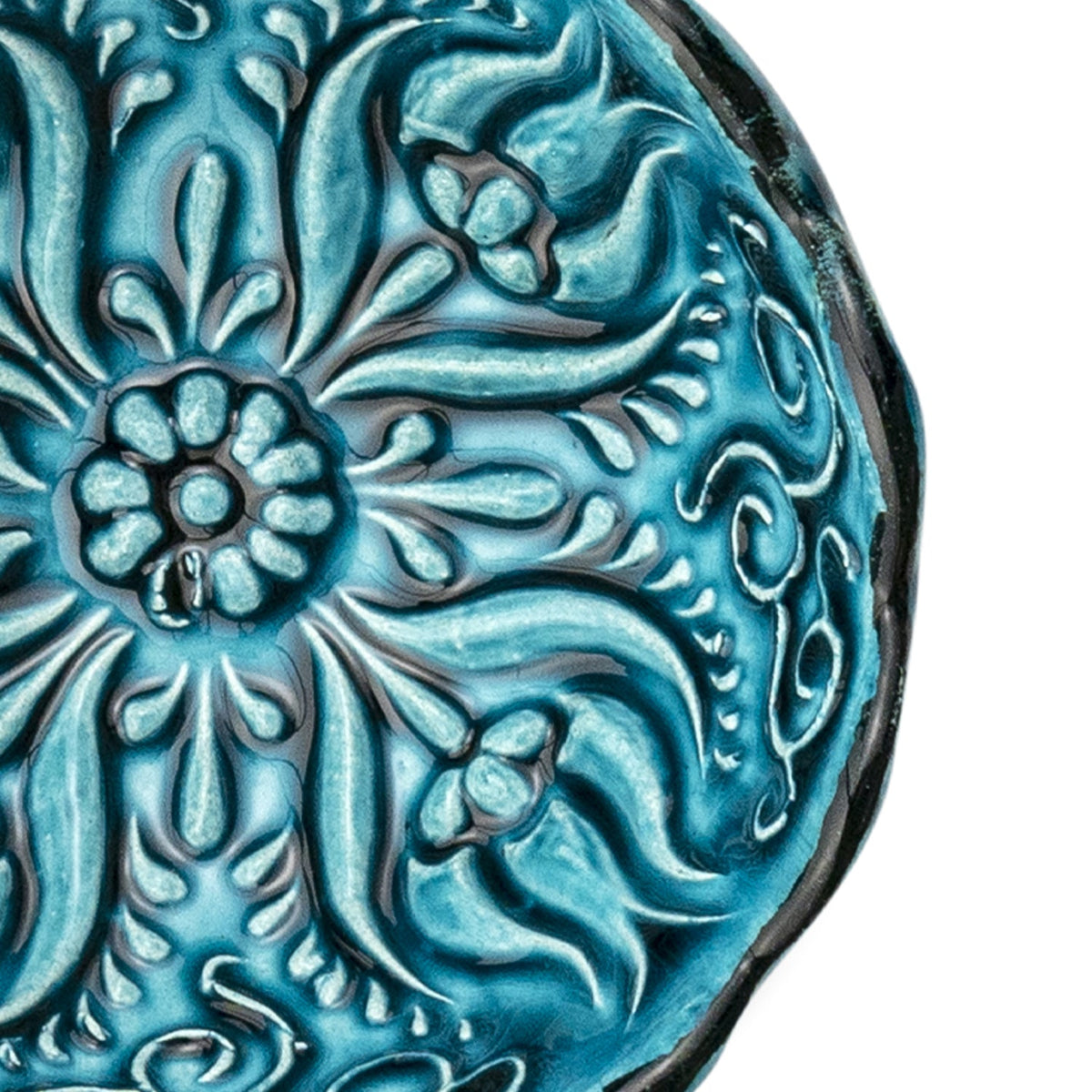 8 cm Handmade Bowl, Ocean Turquoise