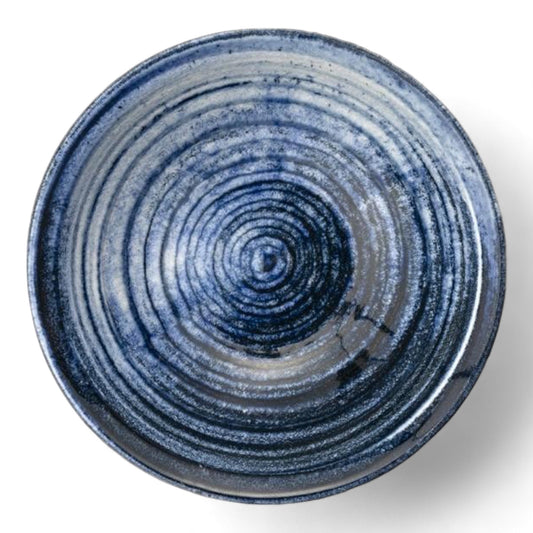 Set of 4 x 18 cm Coupe Bowl, Swirl Navy