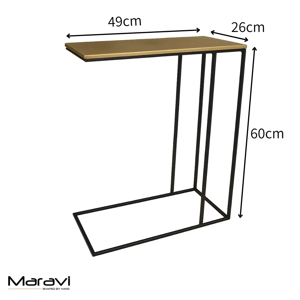 Nalora Gold Sofa Table