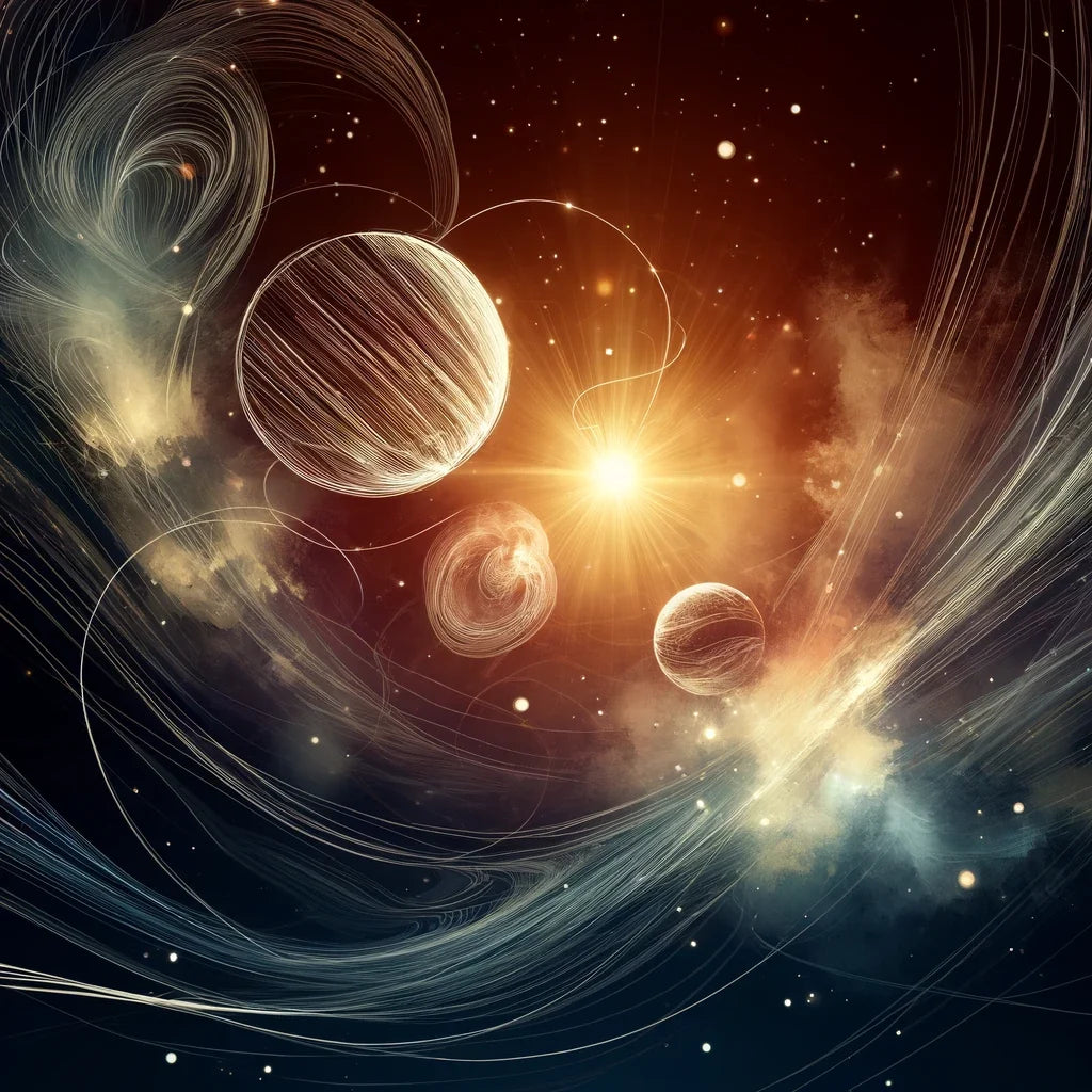 Nebula Lines Canvas