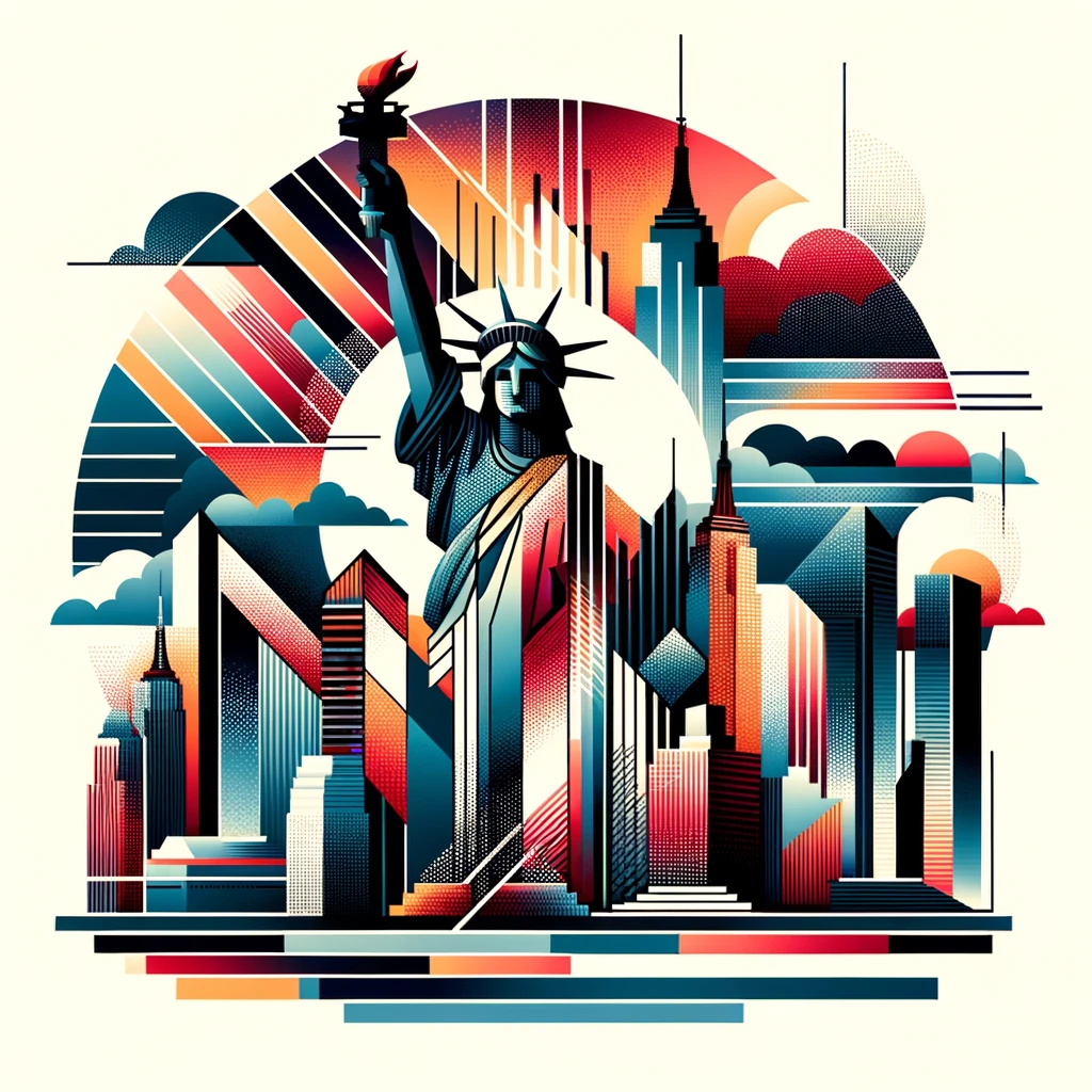 New York Beat Landscape Canvas