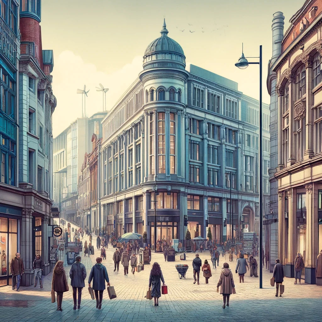 New Street Birmingham Canvas