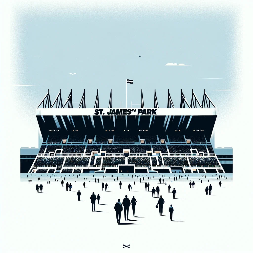 Newcastle St. James’ Park Anticipation Canvas