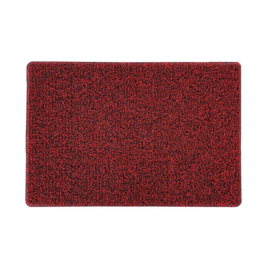 Indoor Spaghetti Door Mat - Red & Black