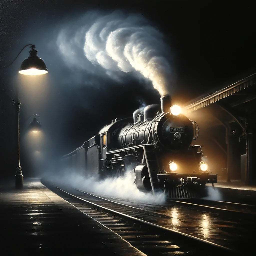 Night Departure Cotton Cushion