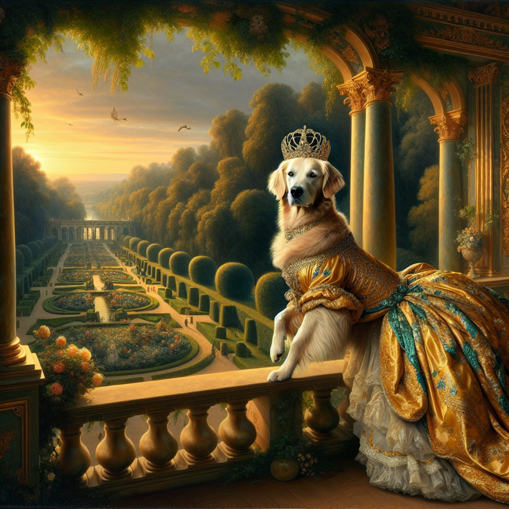 Noble Retriever Dreamscape Canvas
