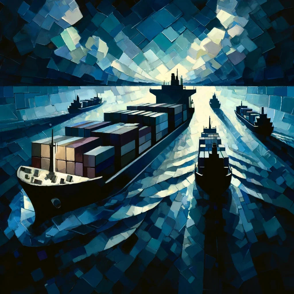 Nocturnal Voyages Cotton Cushion