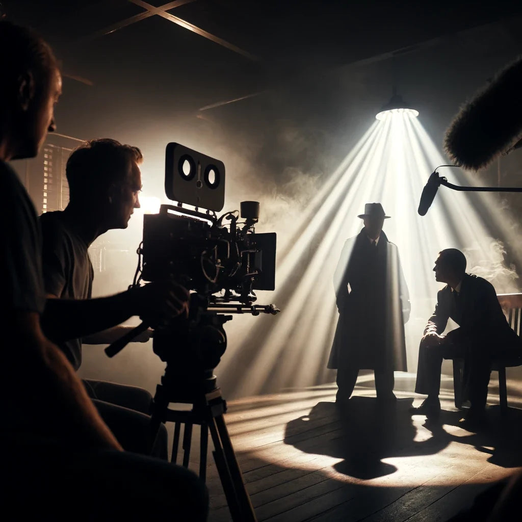 Noir Set Drama Canvas