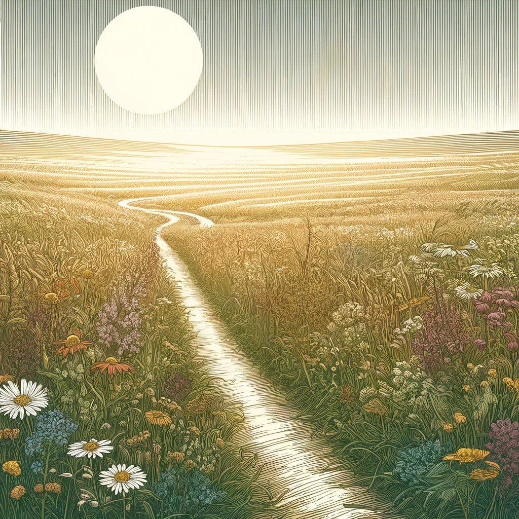 Noon in the Meadow Canvas