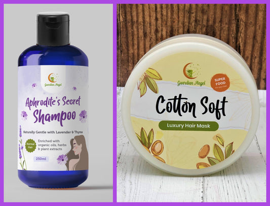 Organic and Natural NORMAL HAIR Shampoo & Hair Mask Set