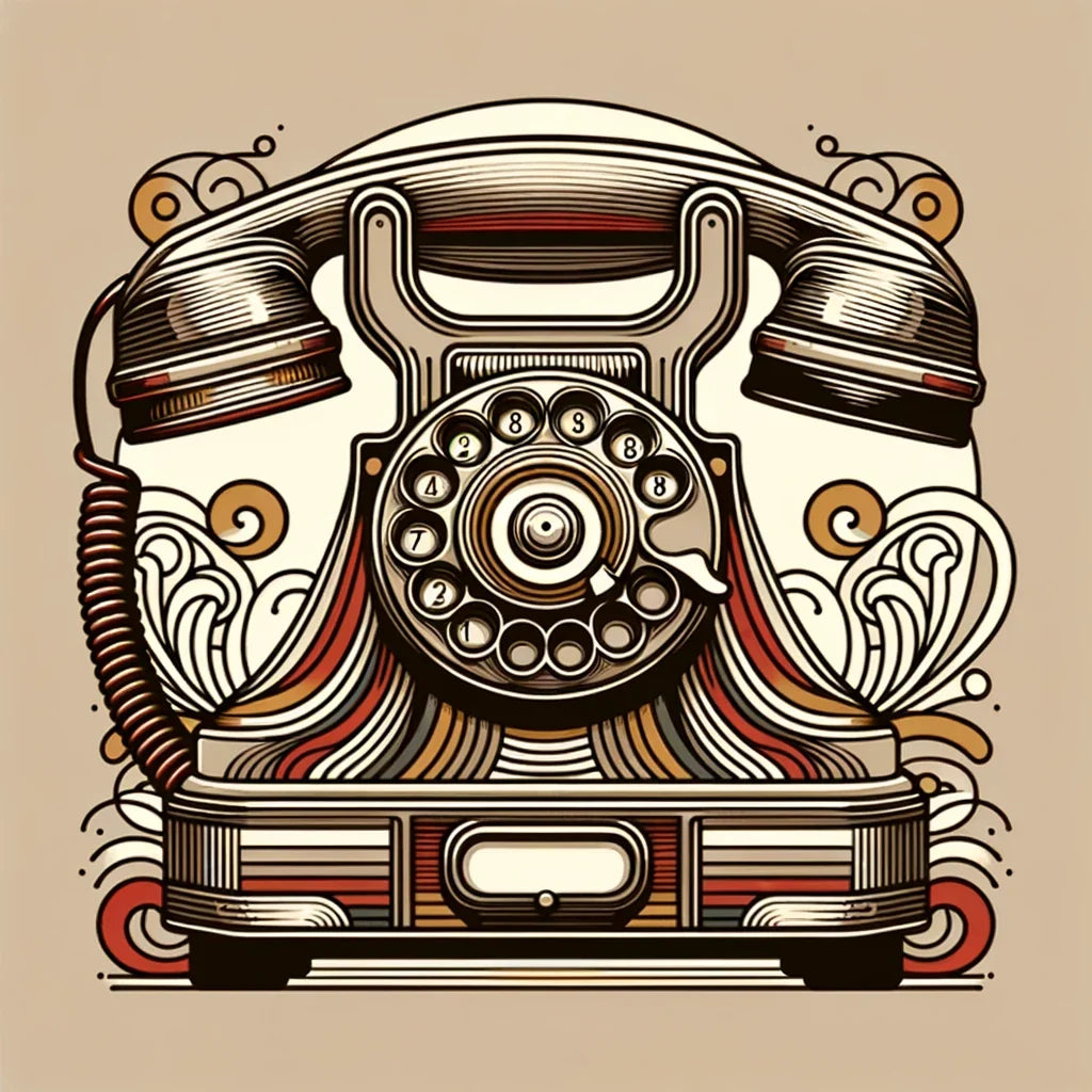 Nostalgic Phone Canvas