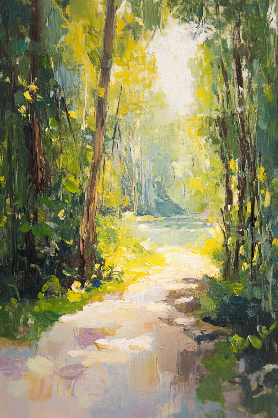 Nostalgic Tropical Journey Canvas