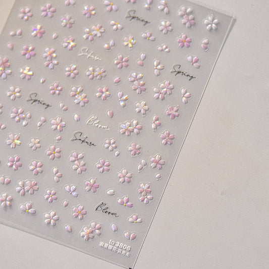 Hello Claws | Pink Cherry Blossom Nail Deco Sticker