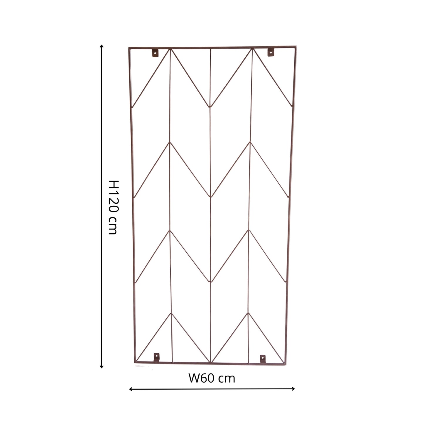 TheFoalyard Ivyline Outdoor Herringbone Trellis Bronze
