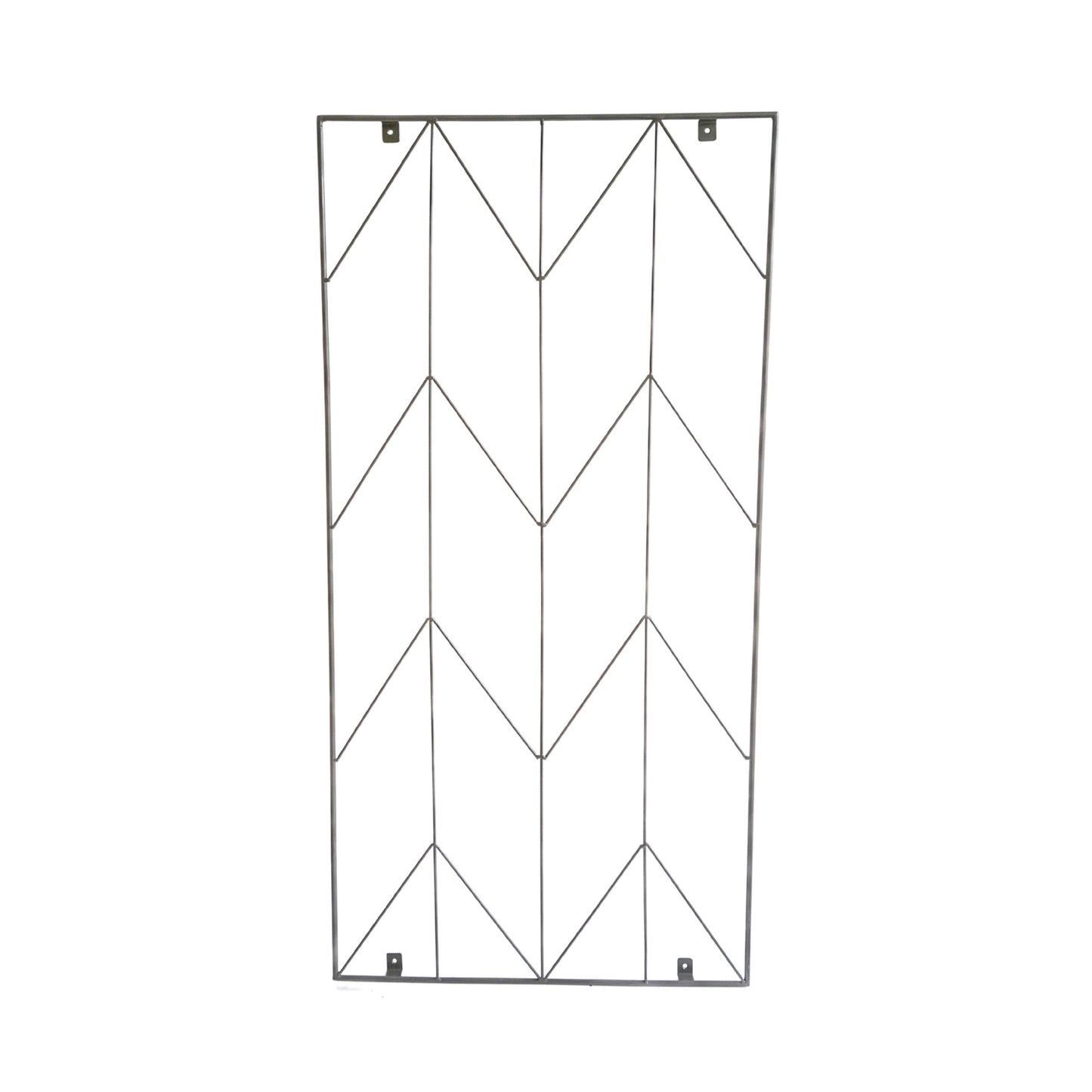TheFoalyard Ivyline Outdoor Herringbone Trellis Zinc