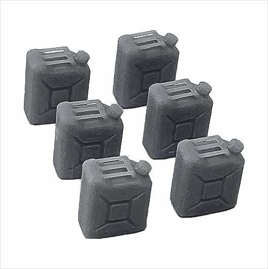 O Scale Ready to Paint 20-Litre Jerry Can (6 pack)