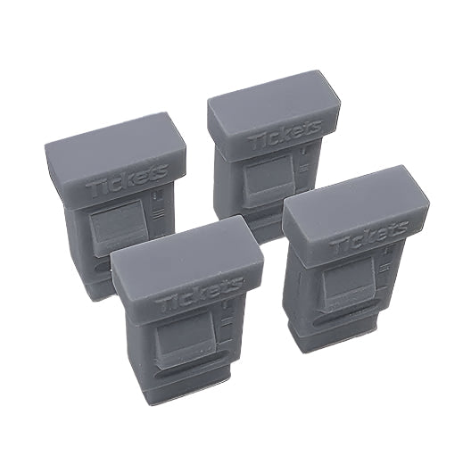 Ready to Paint Ticket Machine - Style 1 (4 pack)