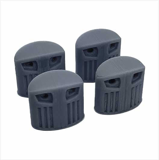 OO Scale Ready to Paint Civic Recycle Bin (4 pack)