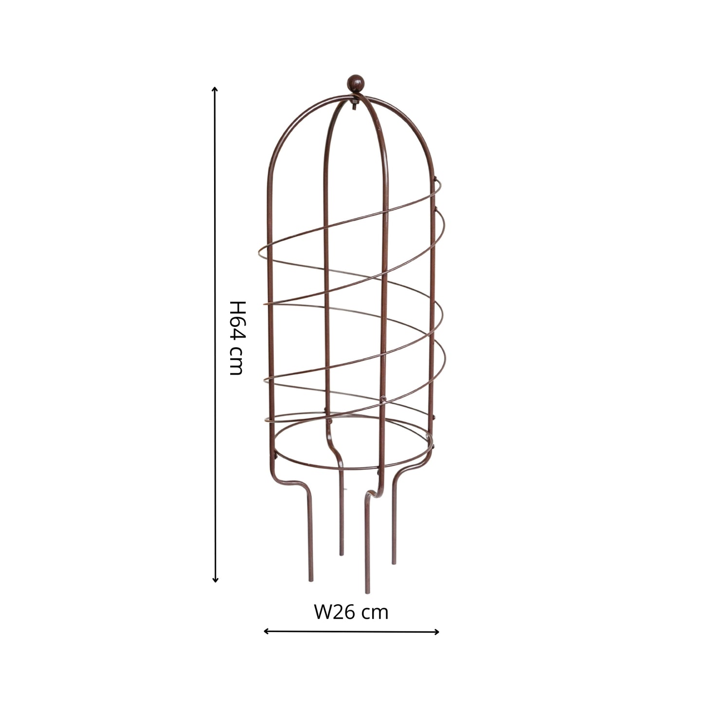 TheFoalyard Ivyline Outdoor Pot Plant Support Bronze