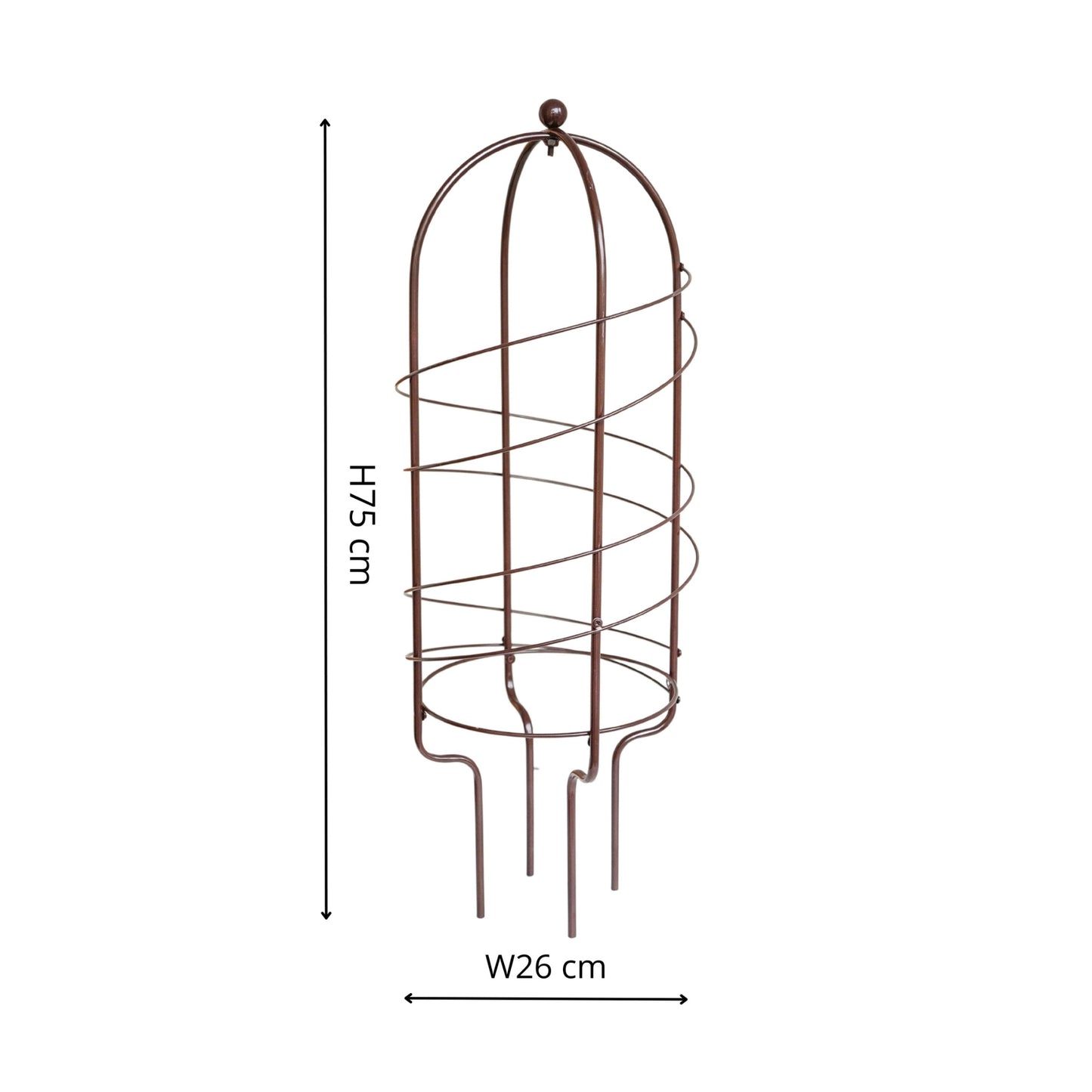 TheFoalyard Ivyline Outdoor Pot Plant Support Bronze