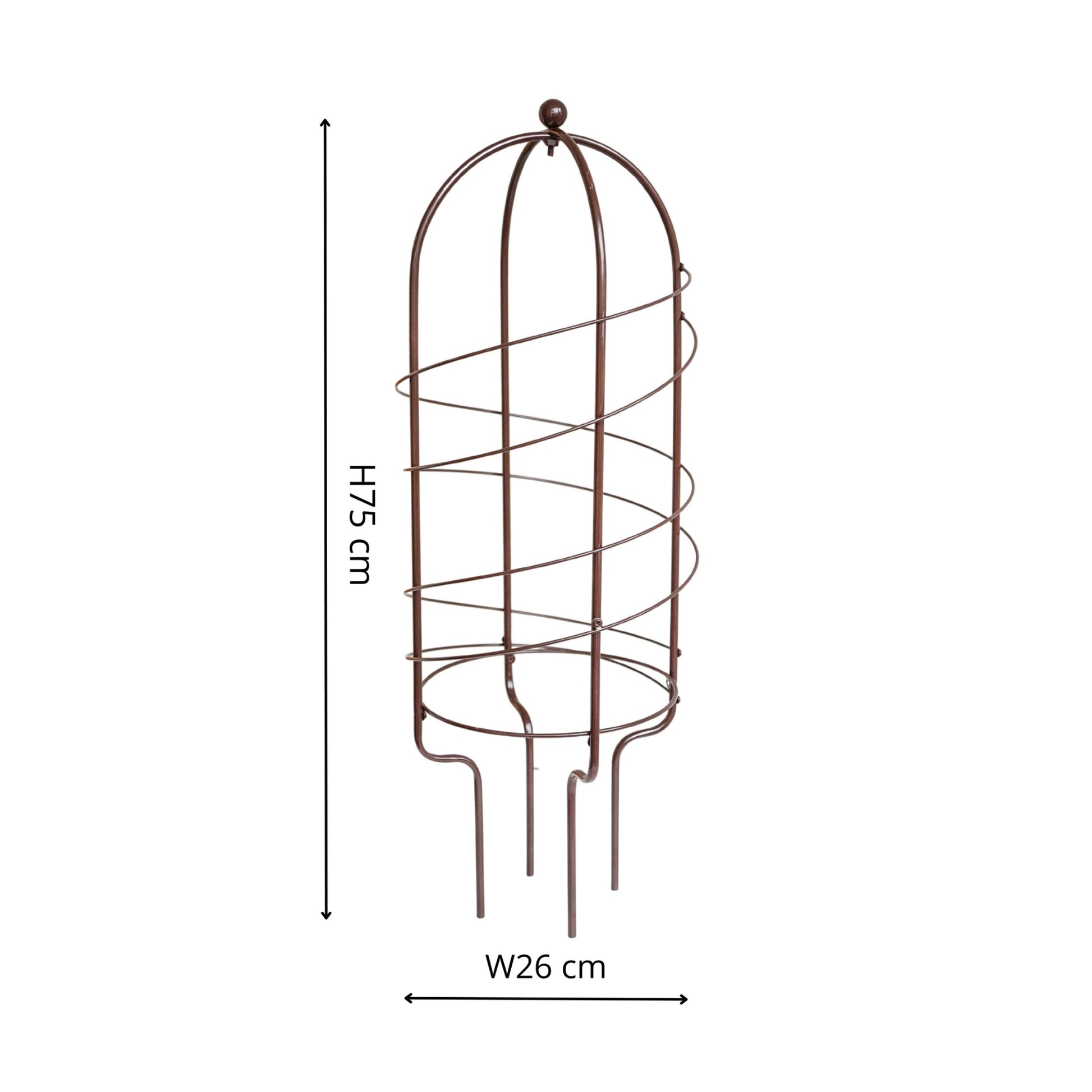 TheFoalyard Ivyline Outdoor Pot Plant Support Bronze