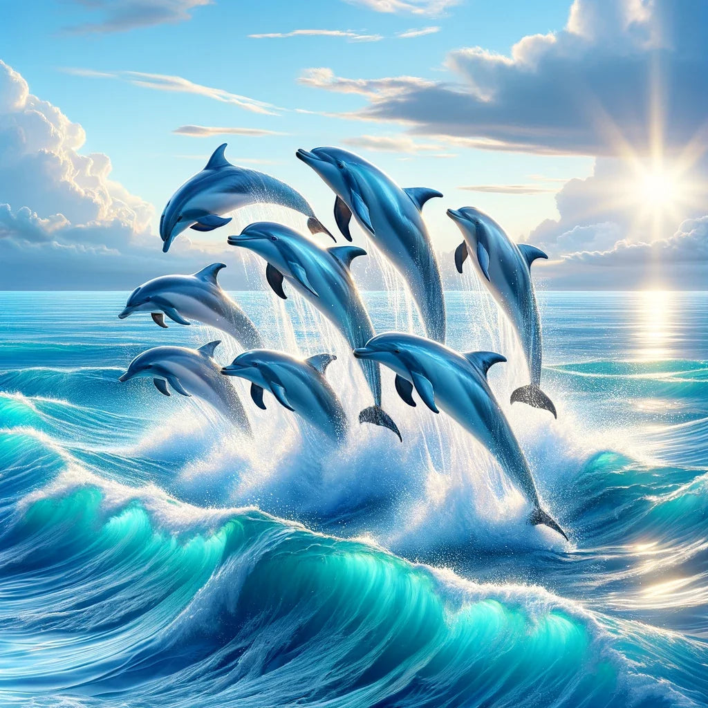 Ocean Leap Cotton Cushion