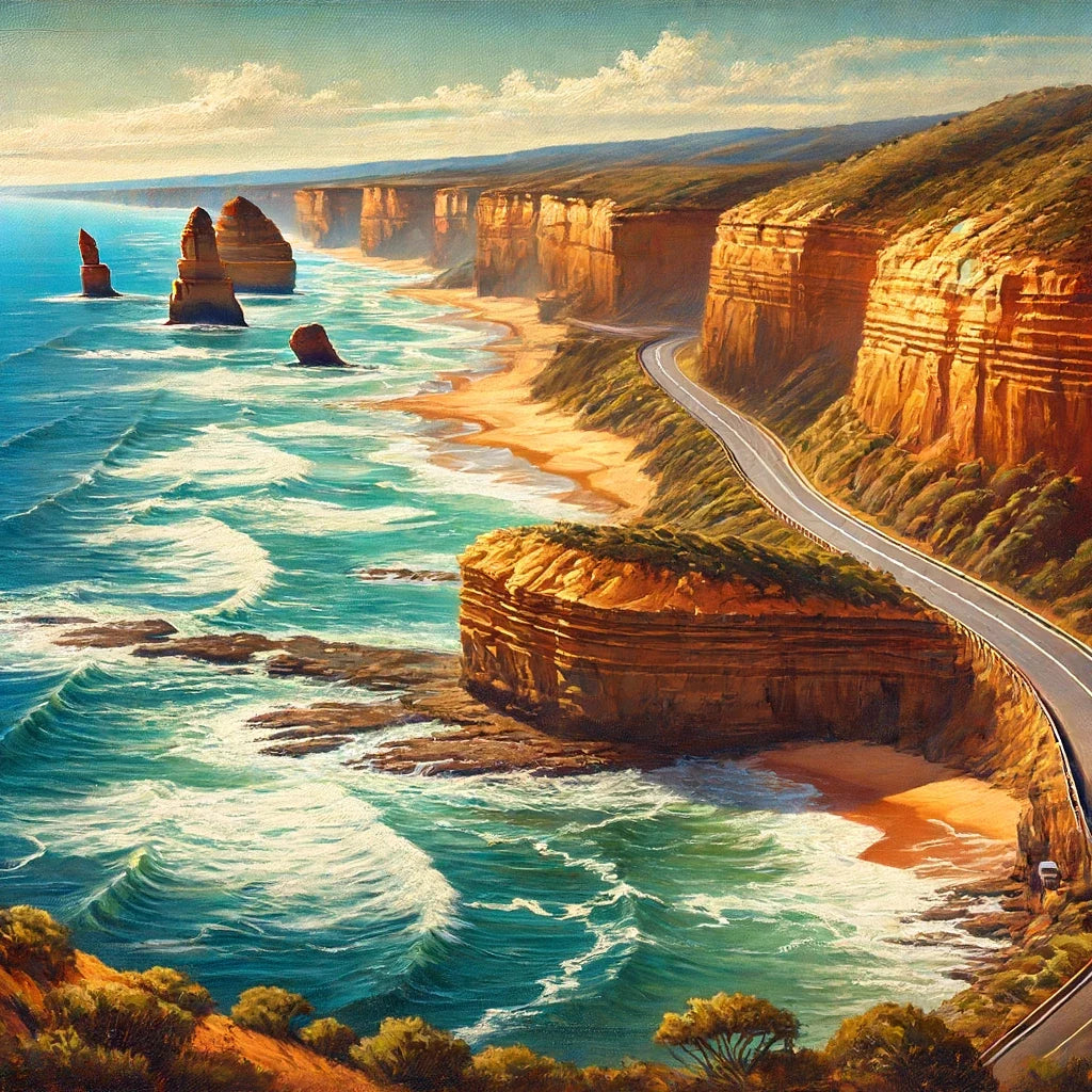 Ocean Road Majesty Canvas