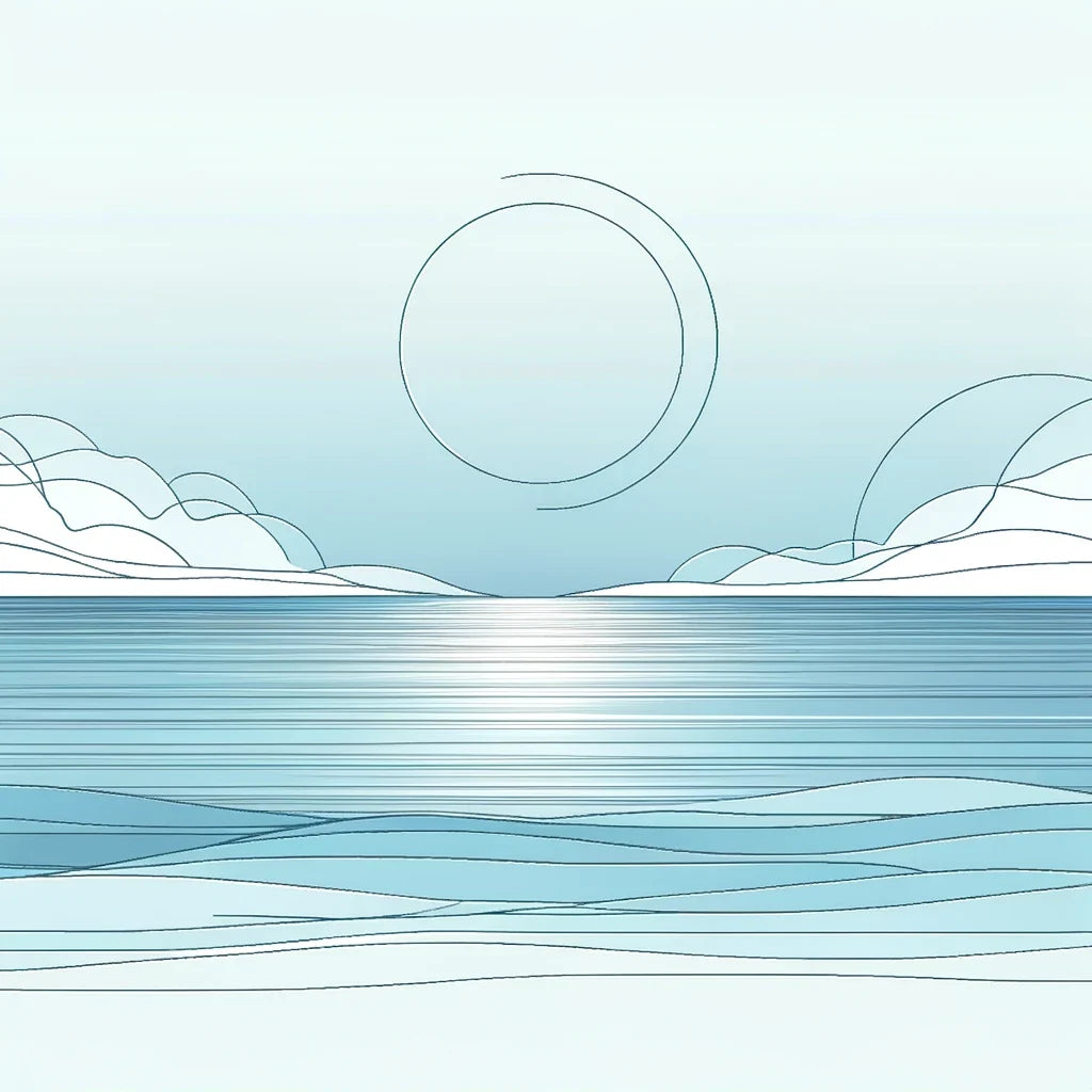 Ocean's Calm Cotton Cushion