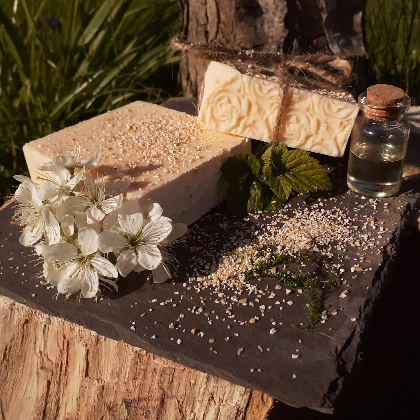 Olive Oil Soap with Bergamot and Oatmeal