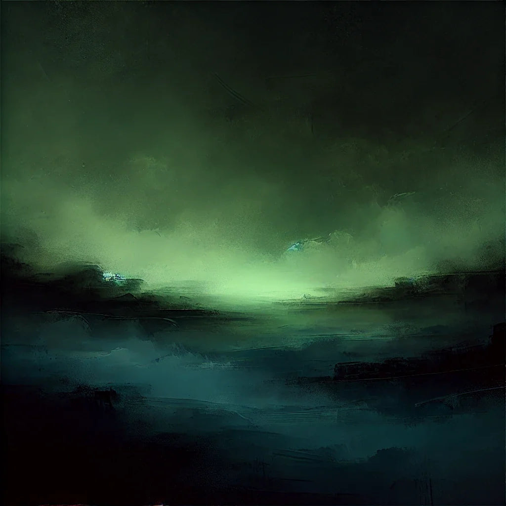 Ominous Horizon Depths Canvas