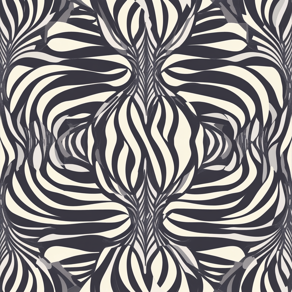 Op-Art Illusion Cotton Cushion