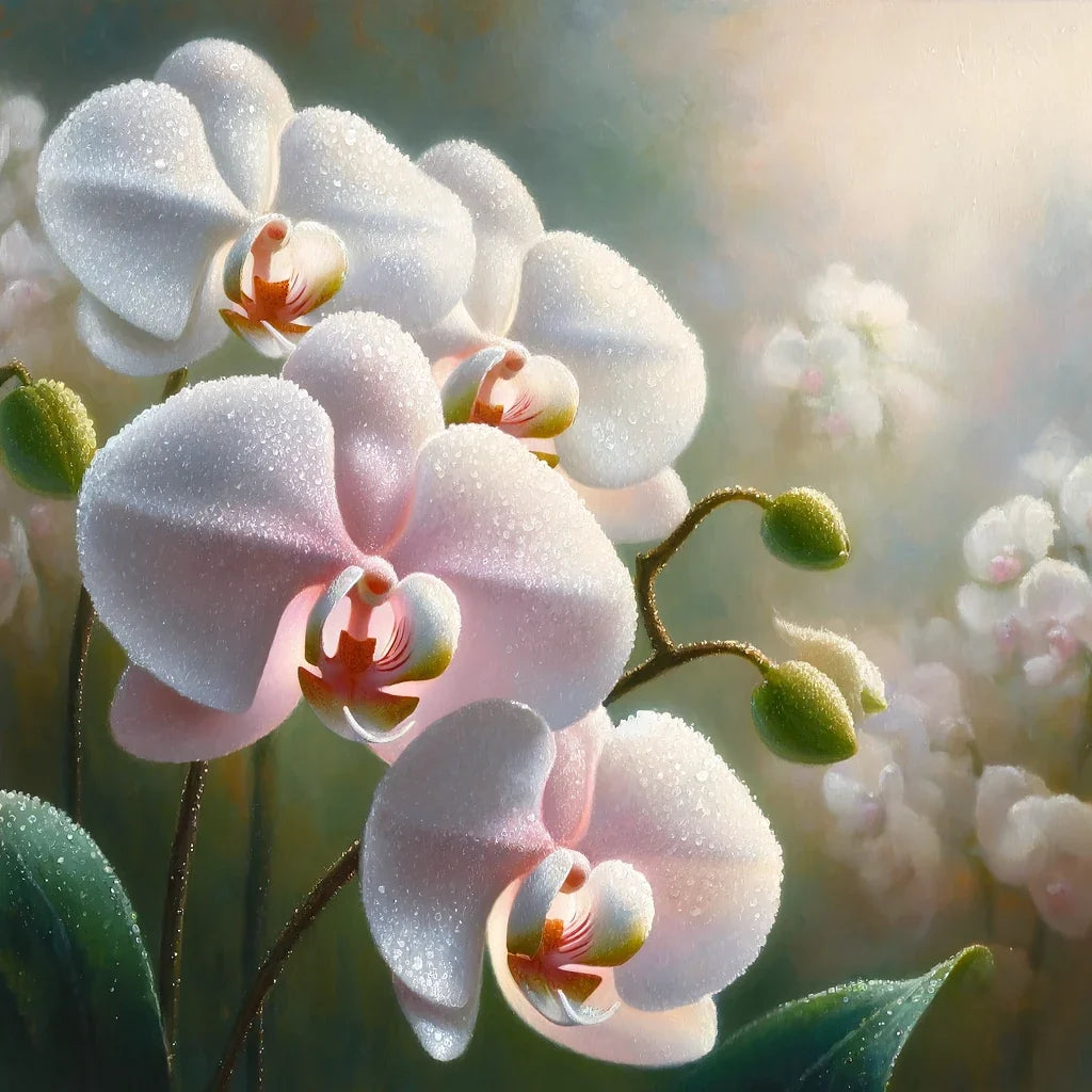 Orchid Whisper Cotton Cushion