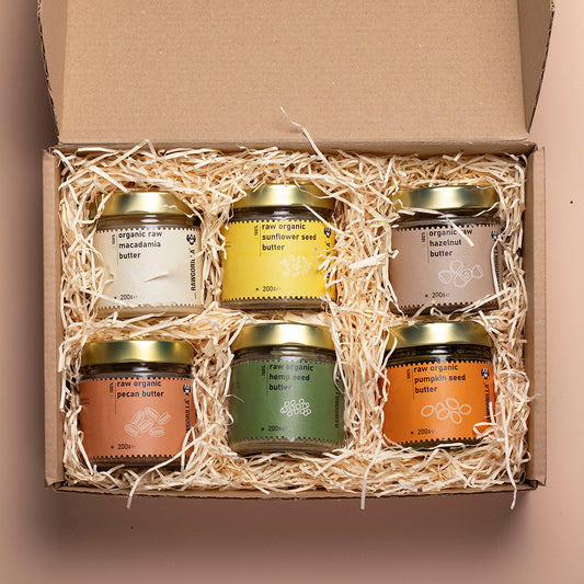 Organic Nut & Seed Butter Selection Box - RAWGORILLA