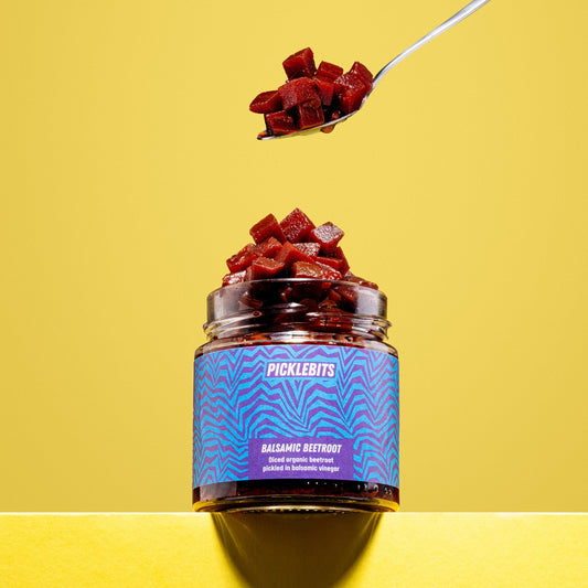 Organic Chopped Balsamic Pickled Beetroot