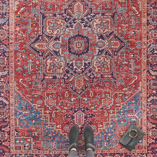 Oriental Amata Rug Red Colour