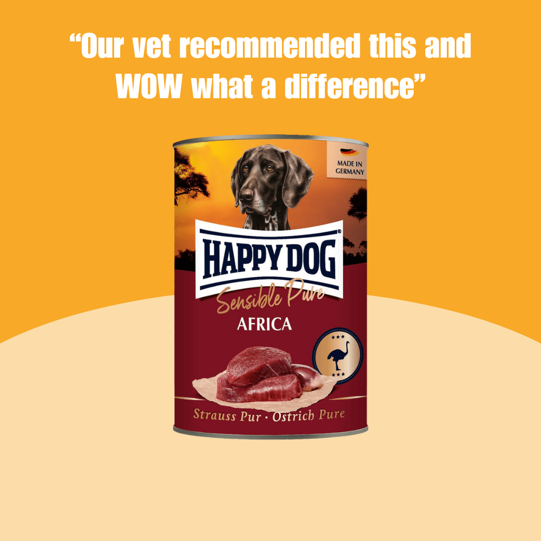 Happy Dog Pure Ostrich Wet Dog Food (Africa)